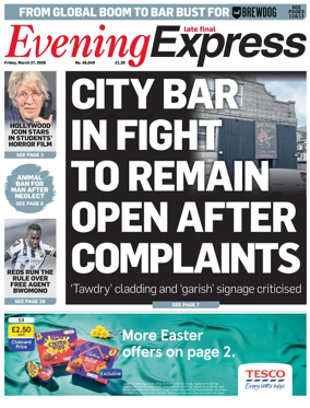 Cover of Evening Express