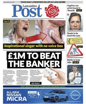 Cover of Lancashire Evening Post