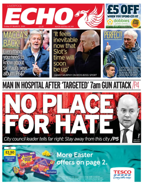 Cover of Liverpool Echo