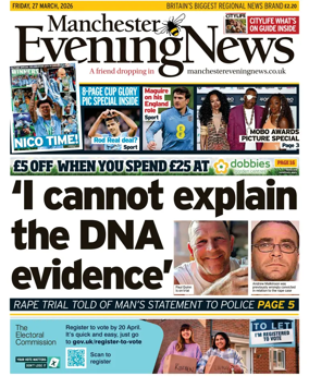 Cover of Manchester Evening News