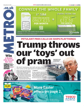 Cover of Metro (UK)