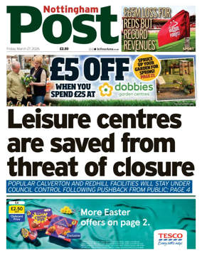 Cover of Nottingham Post
