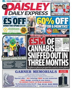 Cover of Paisley Daily Express