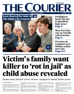 Cover of The Courier & Advertiser (Angus and Dundee)