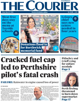 Cover of The Courier & Advertiser (Perth and Perthshire Edition)