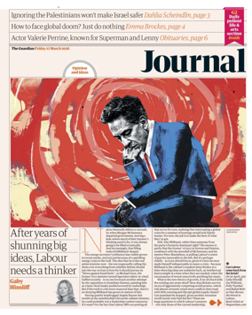 Cover of The Guardian e-paper Journal