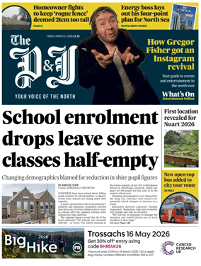 Cover of The Press and Journal (Aberdeen and Aberdeenshire)