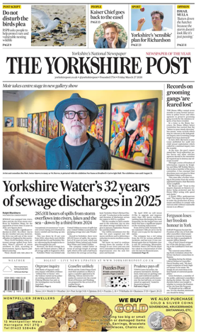 Cover of Yorkshire Post
