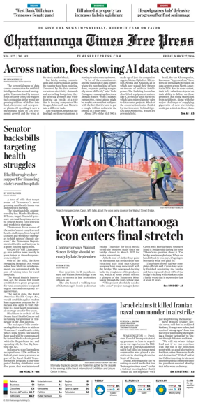 Cover of Chattanooga Times Free Press