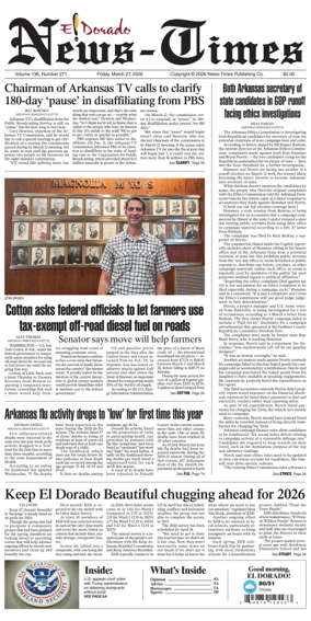Cover of El Dorado News-Times (VCID - Camden News)