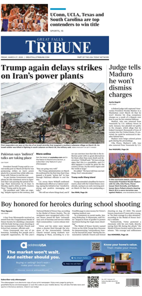 Cover of Great Falls Tribune
