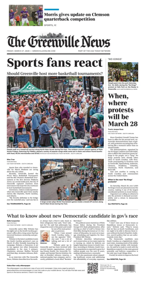 Cover of The Greenville News