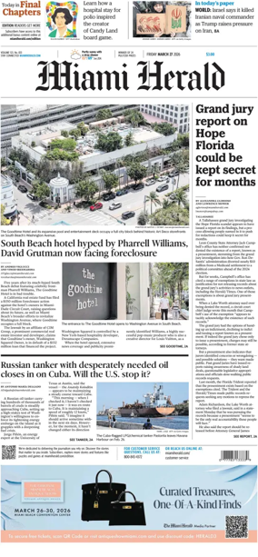 Cover of Miami Herald