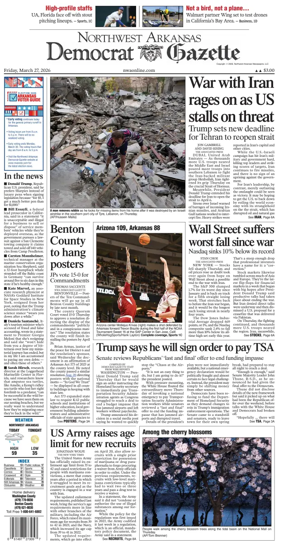 Cover of Northwest Arkansas Democrat-Gazette