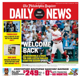 Cover of Philadelphia Daily News