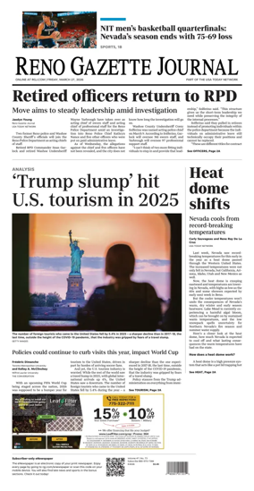 Cover of Reno Gazette Journal