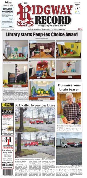 Cover of Ridgway Record