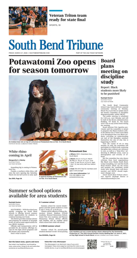 Cover of South Bend Tribune