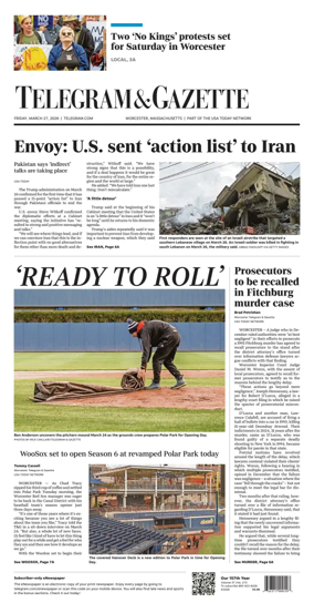 Cover of Telegram & Gazette