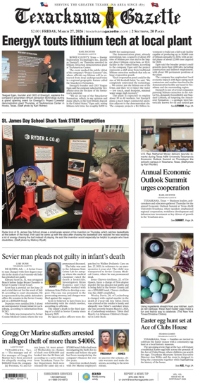 Cover of Texarkana Gazette