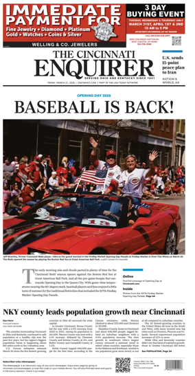 Cover of The Cincinnati Enquirer