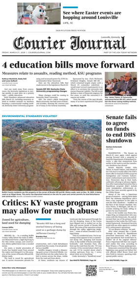 Cover of The Courier-Journal (Louisville)