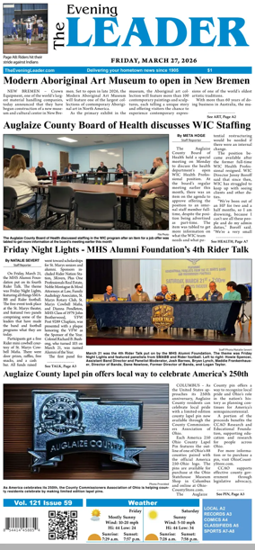 Cover of The Evening Leader