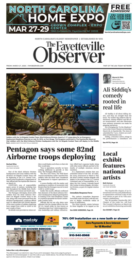 Cover of The Fayetteville Observer