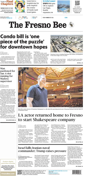 Cover of The Fresno Bee