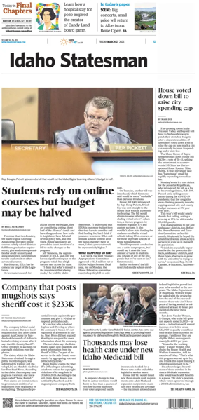 Cover of The Idaho Statesman