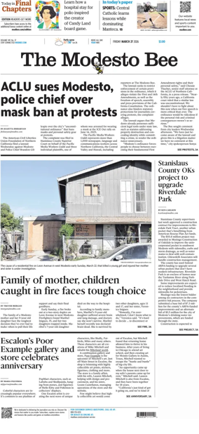 Cover of The Modesto Bee