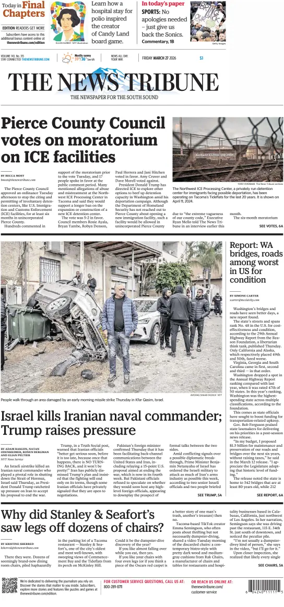 Cover of The News Tribune