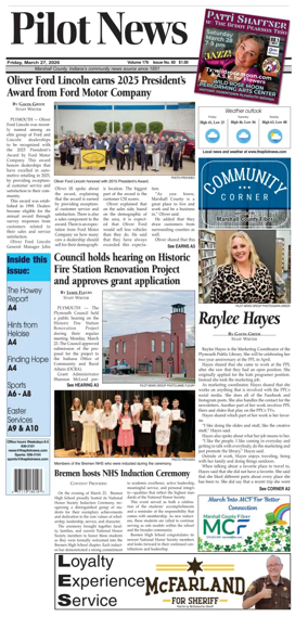 Cover of The Pilot News