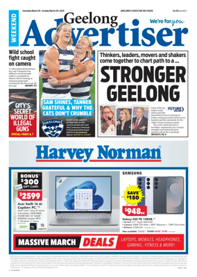 Cover of Geelong Advertiser