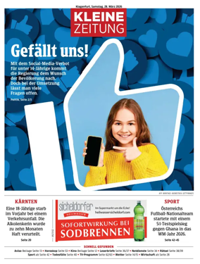 Cover of Kleine Zeitung Kaernten