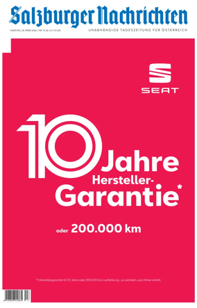Cover of Salzburger Nachrichten