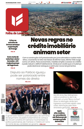 Cover of Folha de Londrina