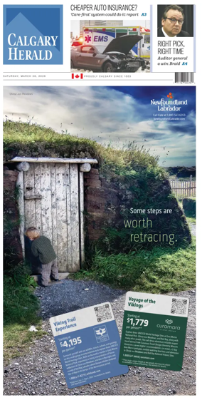 Cover of Calgary Herald