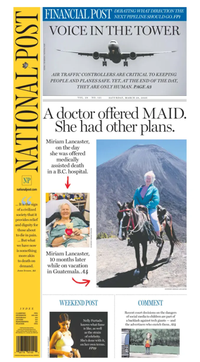 Cover of National Post - (National Edition)