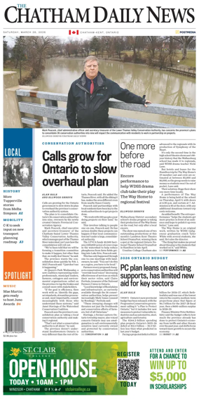 Cover of The Chatham Daily News