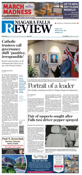 Cover of The Niagara Falls Review