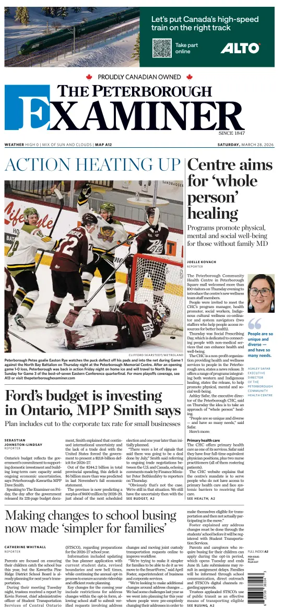 Cover of The Peterborough Examiner