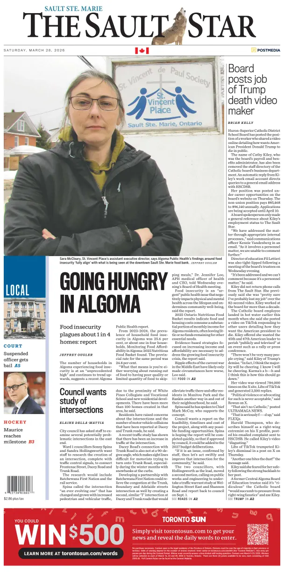 Cover of The Sault Star