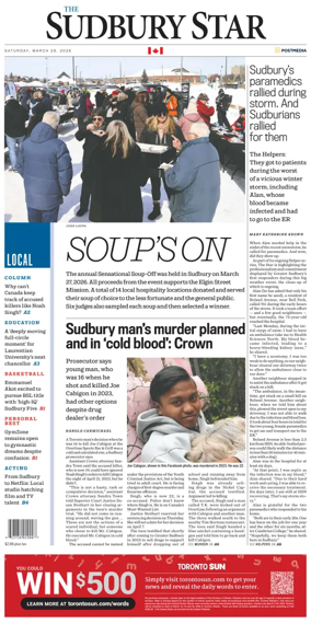 Cover of The Sudbury Star