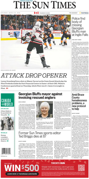 Cover of The Sun Times (Owen Sound)