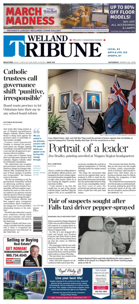 Cover of The Welland Tribune