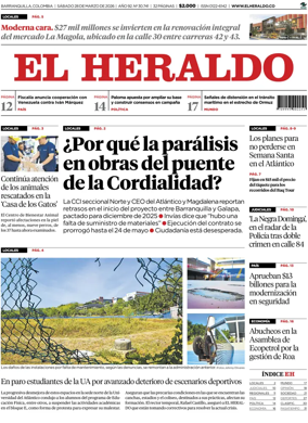 Cover of El Heraldo (Colombia)