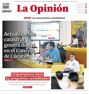 Cover of La Opinion