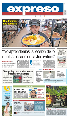 Cover of Diario Expreso