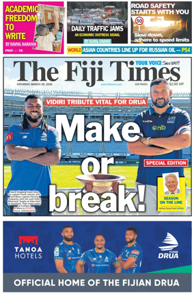 Cover of The Fiji Times